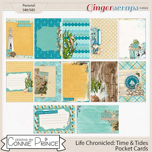Life Chronicled: Time & Tides - Pocket Cards by Connie Prince