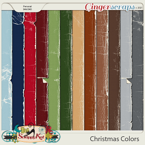 Christmas Colors Torn Papers by The Scrappy Kat Christmas Colors Torn Papers by The Scrappy Kat