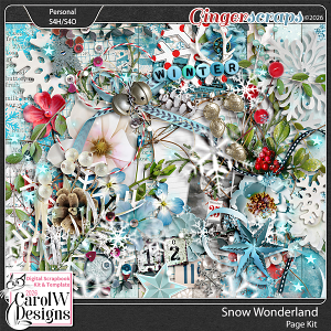 Snow Wonderland-Page Kit Snow Wonderland-Page Kit