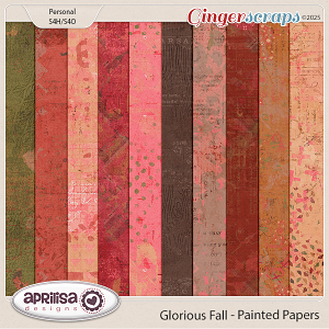 Glorious Fall - Painted Papers by Aprilisa Designs