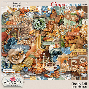 Finally Fall - Full Page Kit