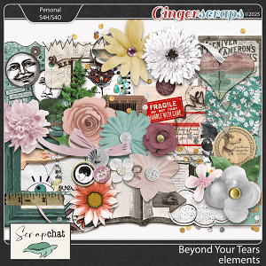 Beyond Your Tears Elements by ScrapChat Designs