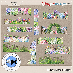 Bunny Kisses Edges by Wetfish Designs