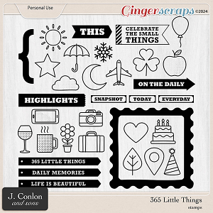 365 Little Things Stamps by J. Conlon and Sons