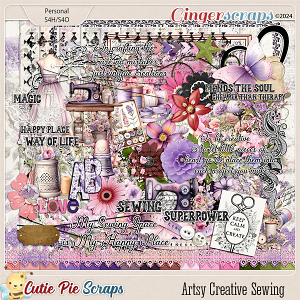 Artsy Creative Sewing Page Kit