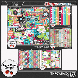 Throwback 80s - BUNDLE by Twin Mom Scraps