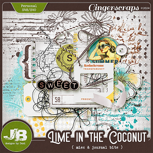 Lime In The Coconut Misc & Journal Bits by JB Studio