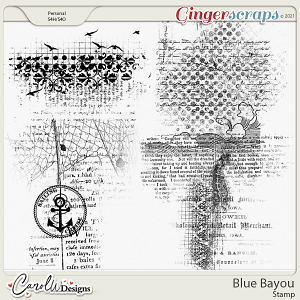 Blue Bayou-Stamp
