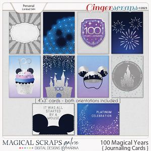 100 Magical Years (journaling cards)