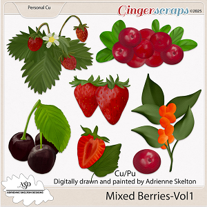 Cu/Pu Mixed Berries_Vol1 by Adrienne Skelton Designs  