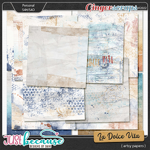 La Dolce Vita Artsy Papers by JB Studio