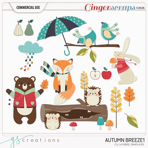 Autumn Breeze Layered Templates (CU) by GS Creations