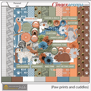 Paw prints and cuddles kit by Designs by Hilde