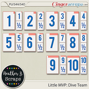 Little MVP: Dive Team SCORES by Heather Z Scraps