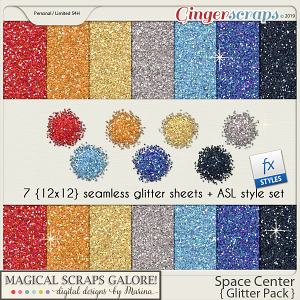 Space Center (glitter pack)