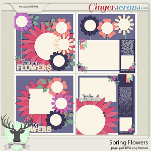 Spring Flowers by Dear Friends Designs