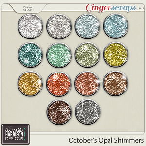 October's Opal Shimmers by Aimee Harrison