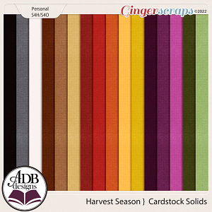 Harvest Season Cardstock Papers
