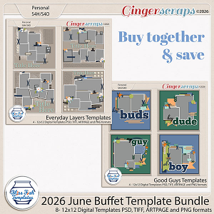 2026 June Buffet Template Bundle by Miss Fish