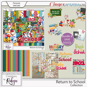 Return to School Collection by Scrapbookcrazy Creations