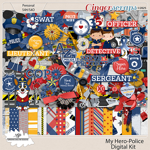 My Hero_Police kit by Adrienne Skelton Designs  