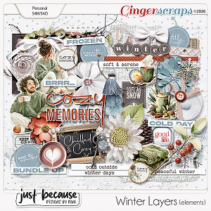 Winter Layers Elements by JB Studio