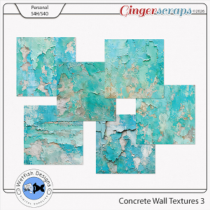 Concrete Wall Textures 3 by Wetfish Designs  