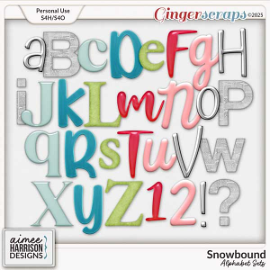 Snowbound Alphabet Sets by Aimee Harrison Snowbound Alphabet Sets by Aimee Harrison