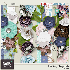 Feeling Sheepish Borders by Aimee Harrison