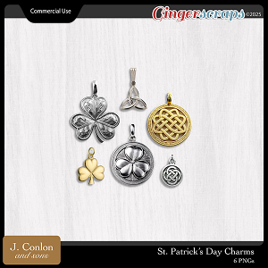 St. Patrick's Day Charms CU by J. Conlon and Sons