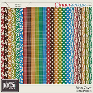 Man Cave Extra Papers by Aimee Harrison