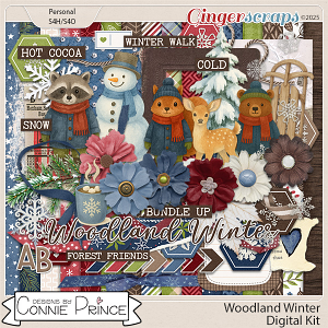 Woodland Winter - Kit by Connie Prince