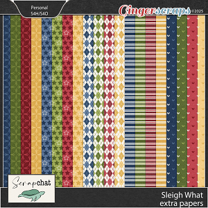 Sleigh What Extra Papers by ScrapChat Designs