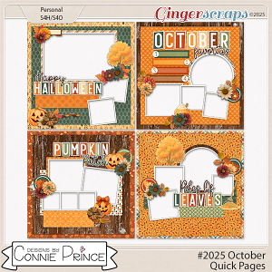 #2025 October - Quick Pages by Connie Prince