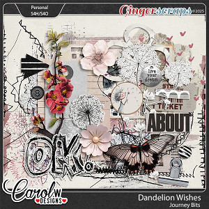 Dandelion Wishes-Page Kit