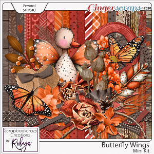 Butterfly Wings Mini Kit by Scrapbookcrazy Creations