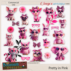 Pretty in Pink by BoomersGirl Designs