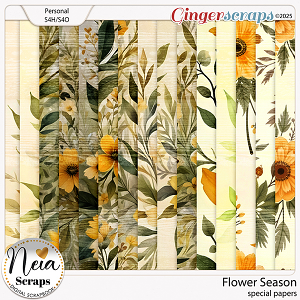 Flower Season - Special Papers - by Neia Scraps