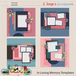 In Loving Memory Layout Templates by The Scrappy Kat