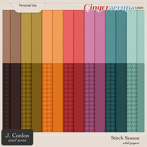 Stitch Season Solid Papers by J. Conlon and Sons