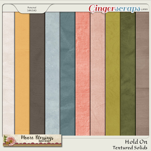 Hold On Textured Solid Paper Pack by Moore Blessings Digital Design