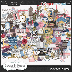 A Stitch In Time Embellishments by Scraps N Pieces