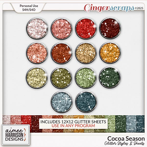 Cocoa Season Glitters by Aimee Harrison