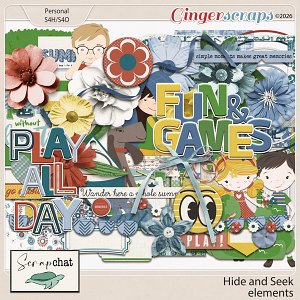 Hide and Seek Elements by ScrapChat Designs