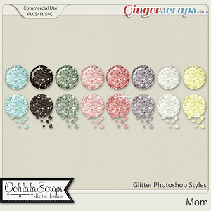 Mom CU Glitter Photoshop Styles
