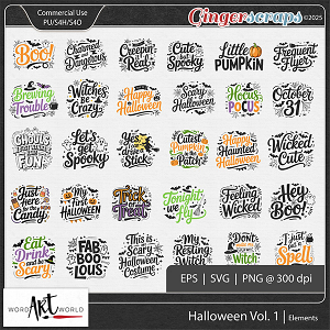 Halloween Vol 1 CU Elements Halloween Vol 1 CU Elements