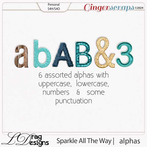 Sparkle All The Way: Alphas by LDragDesigns