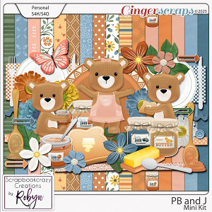 PB and J Mini Kit by Scrapbookcrazy Creations