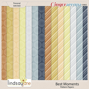 Best Moments Pattern Papers by Lindsay Jane