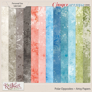 Polar Opposites Artsy Papers